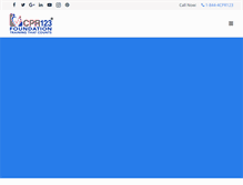 Tablet Screenshot of cpr123foundation.org